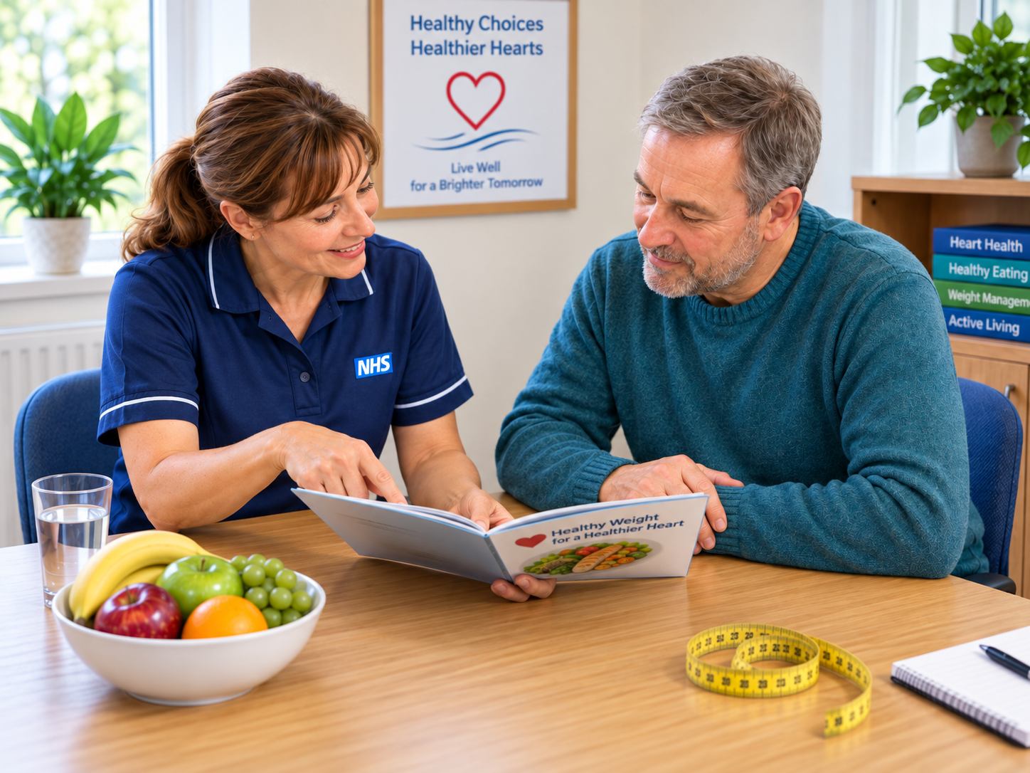 cardiovascular weight cintrol conversation between nurse and patient